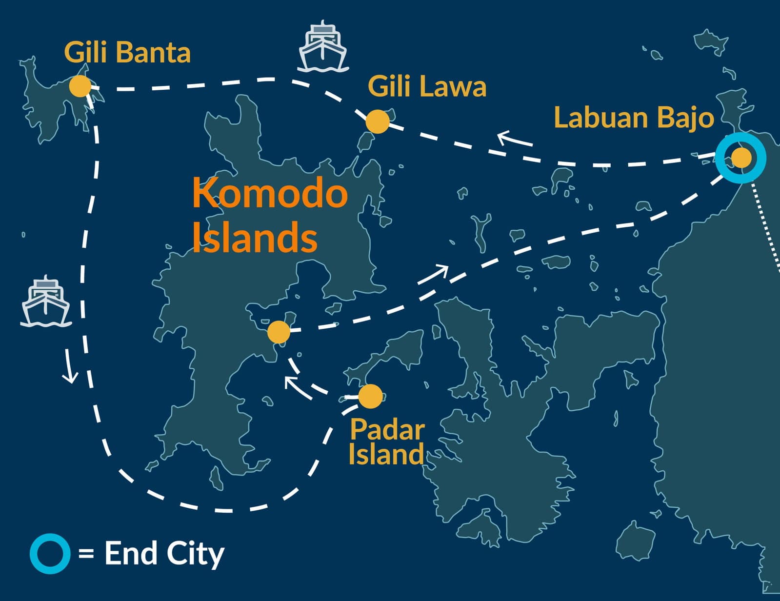 Sacred Bali & Komodo Islands – June 5th map