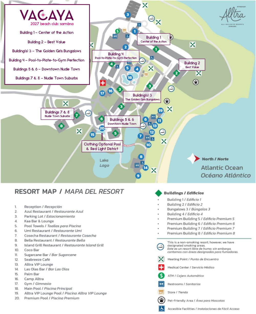 Vacaya Beach Club: Samaná 2027 map