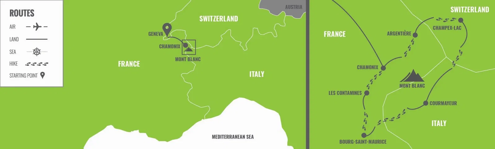 France: Mont Blanc Adventure map
