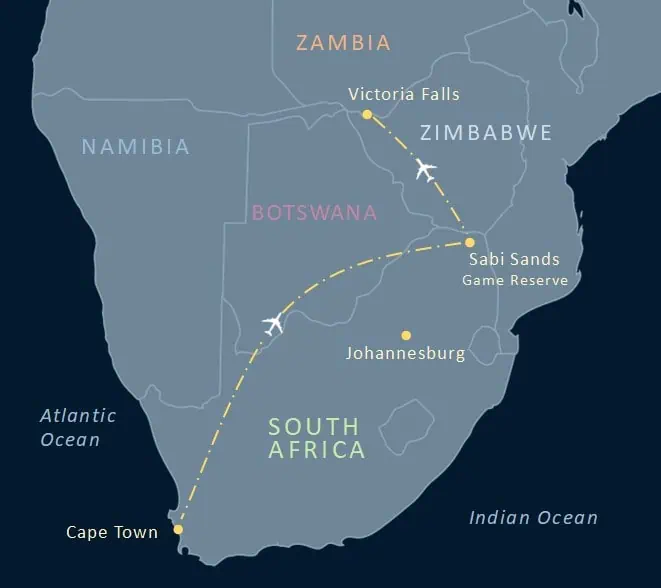 2028 Journey Into Africa I map